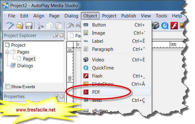 AutoPlay Media Studio est un outil de développement de logiciels destiné   aux développeurs de logiciels et programmeurs d'applications qui est doté de   plein de fonctionnalités interactives Windows et multimédia, en offrant un   environnement de développement visuel basé sur la fonction Glisser &   Deplasser.