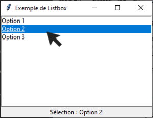 Le Widget Listbox Tkinter Python – Très Facile