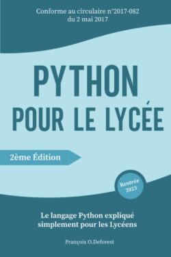 python au lycée terminal première et seconde