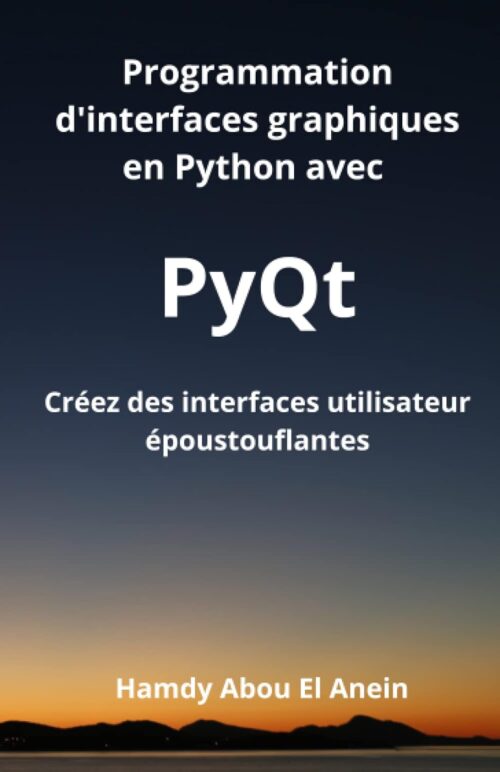PyQt Gui interface graphique en python