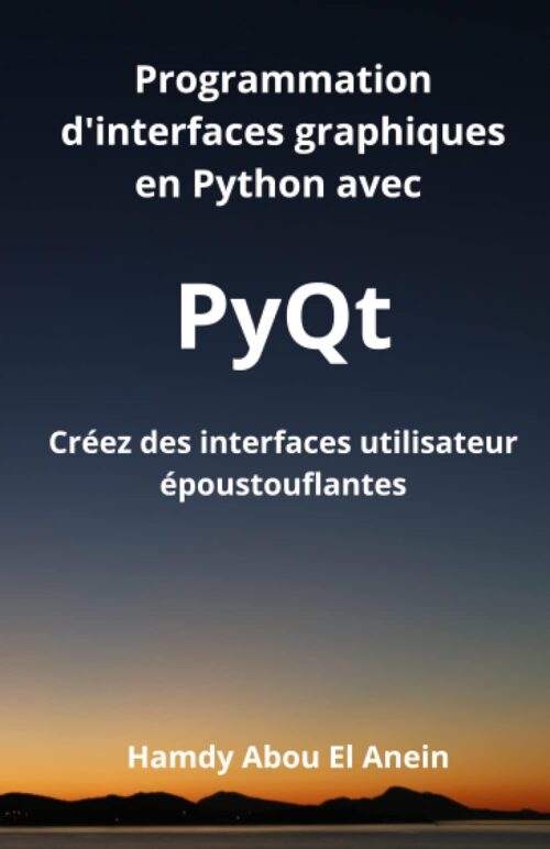 PyQt Gui interface graphique en python