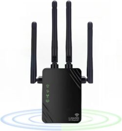 Répéteur WiFi,1200Mbps Dual Band 2.4G / 5G WiFi Home and Office,Repeaters/Routers/AP Amplifier