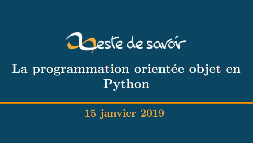 python poo programmation orientée objet