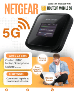 Routeur NETGEAR Wifi 6 5 G Bluetooth