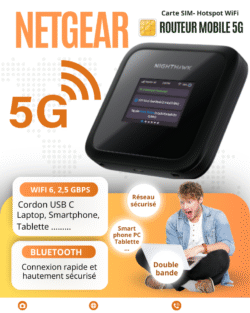 Routeur NETGEAR Wifi 6 5 G Bluetooth