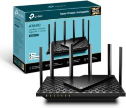 TP-Link Routeur WiFi 6 AX 5400 Mbps bi-Bande, 5 Ports Gigabit, 6 antennes à Haute Performance, OneMesh, WPA3, Contrôle Parental, 1 USB 3.0 Port, (Archer AX73)