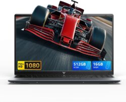 ACEMAGIC Ordinateur Portable 15.6 Pouces avec Processeur Alder Lake N95,(UHD Graphique) jusqu'à 3,4 GHz,16 Go RAM DDR4 512GO SSD,WiFi 5/2.4G,USB3.2,BT5.0,HDMI,Type-C,Cache Caméra