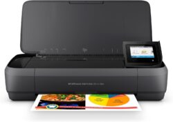 HP OfficeJet 250 Mobile AIO Jet d'encre A4 WiFi Noir – Imprimante Multifonction Jet d'encre Thermique, 600 x 600 dpi, 600 x 600 dpi, A4, 216 x 356 mm, Couleur