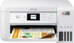 Imprimante Epson Jet d'encre multifonction A4 Wi-Fi EcoTank ET-2856 équipée de réservoirs d’encre, avec jusqu’à 3 ans d’encre inclus
