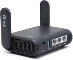 Routeur GL.iNet Slate AX1800 Mbps Bi-Bande, Répéteur Extérieur, Wi-Fi 6 portable