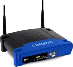 Routeur Linksys Wireless wifi 6 5G Access Point Router w/ 4-Port Switch 802.11g and Linux: WRT54GL-UK