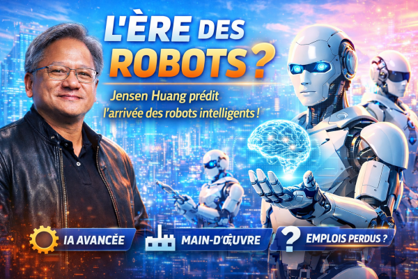 Le PDG de Nvidia prédit l'arrivée de robots humanoïdes cette année.