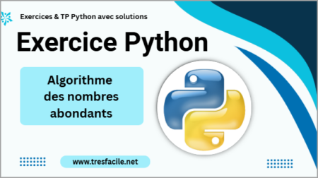 Algorithme python pour tester si un entier est abondant
