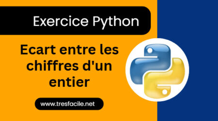 déterminer l'ecart entre les chiffres d'un entier en python