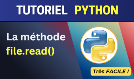 lecture d'un fichier texte en python avec la méthode read()