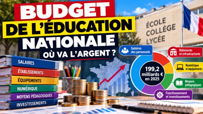 Budget de l'Éducation nationale : où va l'argent consacré à l'enseignement en France ?
