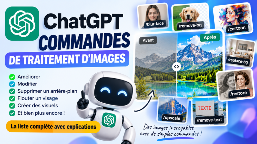 commandes slash de chatgpt pour le traitement d'images
