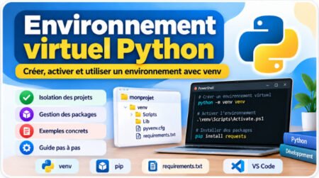activer ou désactiver un environnement virtuel python