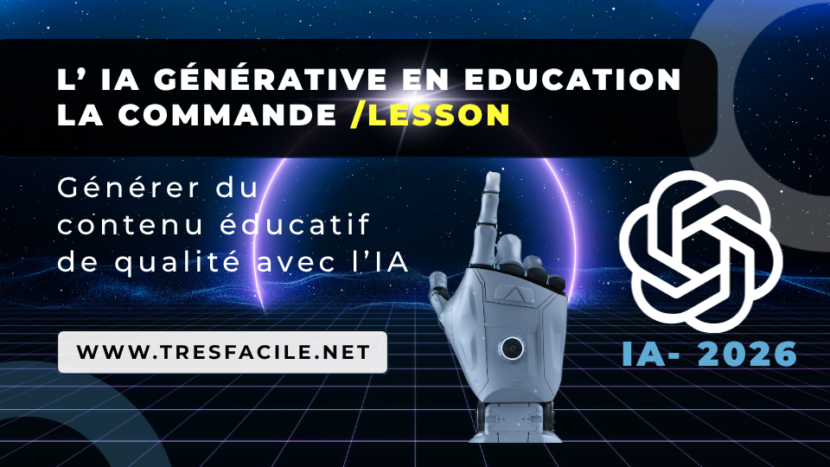 La commande ChatGPT /lesson pour générer une leçon structurée