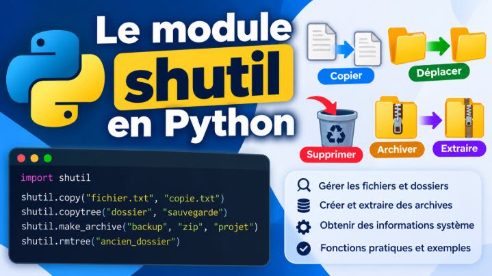 manipuler des fichiers avec le module shutil python