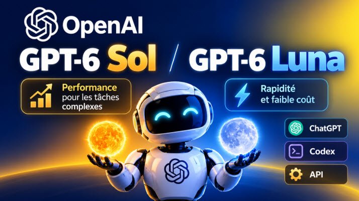 OpenAI présente GPT-6 Sol et GPT-6 Luna : performance, rapidité et coût au cœur de la nouvelle gamme