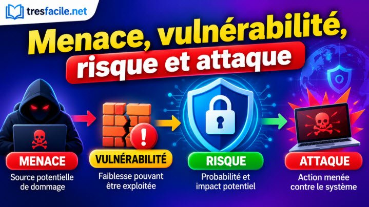 les menaces, vulnérabilités & attaques en cybersécurité